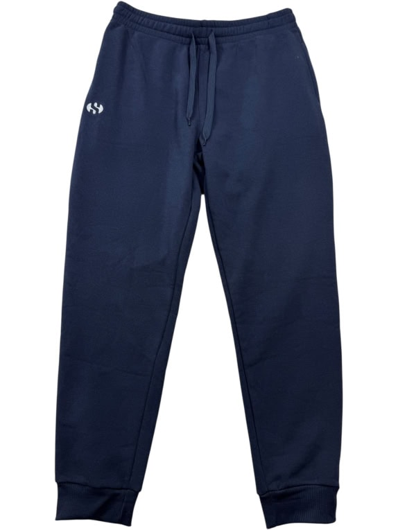 VINTAGE SUPERGA CASUAL SWEATPANTS WITH LOGO NAVY BLUE MEN'S XL