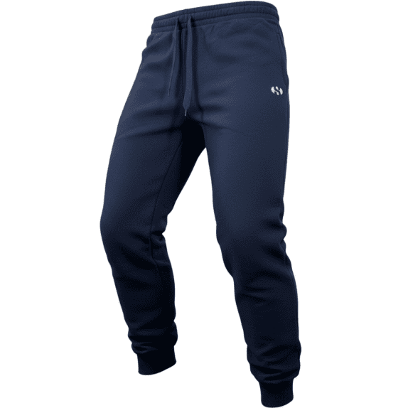VINTAGE SUPERGA CASUAL SWEATPANTS WITH LOGO NAVY BLUE MEN'S XL