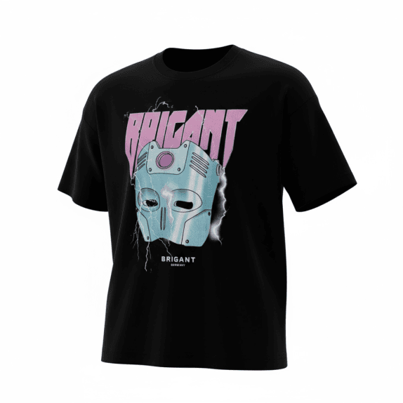VINTAGE T-SHIRT BRIGANT CYBERPUNK SYNTHWAVE