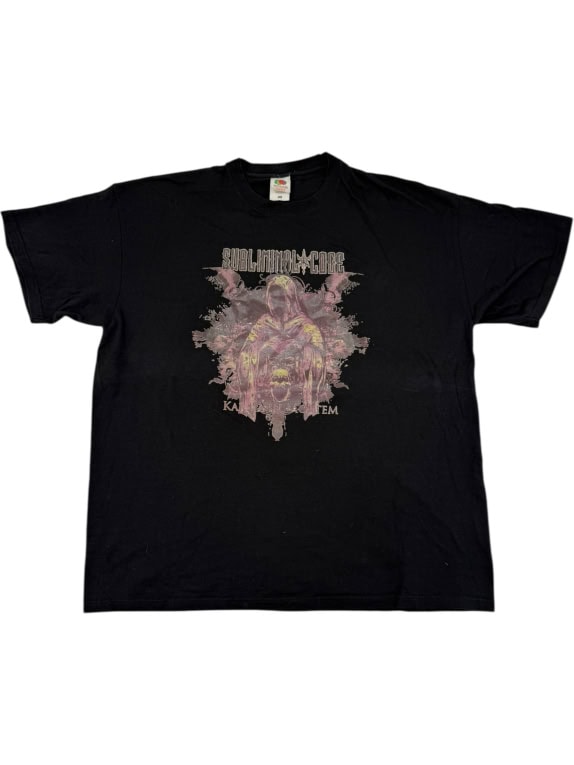 VINTAGE T-SHIRT SUBLIMINAL CORE METAL