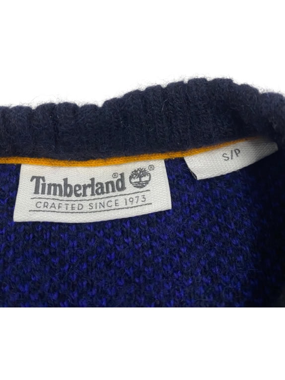 VINTAGE TIMBERLAND ΠΟΥΛΟΒΕΡ ΚΑΡΟ ΜΠΛΕ ΑΝΔΡΙΚΟ S