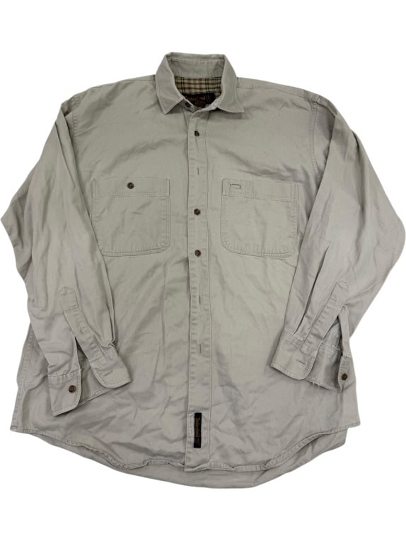 VINTAGE TIMBERLAND WEATHERGEAR ΠΟΥΚΑΜΙΣΟ ΜΑΚΡΥΜΑΝΙΚΟ ΜΠΕΖ