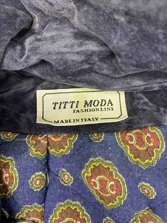 VINTAGE TITTI MODA ΓΥΝΑΙΚΕΙΟ ΒΕΛΟΥΔΙΝΟ ΠΑΡΚΑ ΜΕ ΚΟΥΚΟΥΛΑ M/L