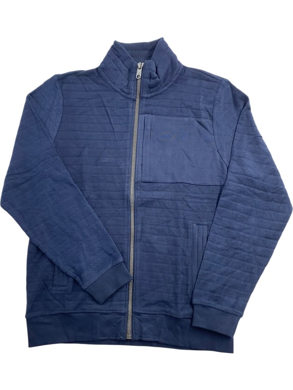 VINTAGE TOM TAILOR ΖΑΚΕΤΑ ΜΕ ΦΕΡΜΟΥΑΡ QUILTED ΣΧΕΔΙΟ ΜΠΛΕ ΑΝΔΡΙΚΟ L