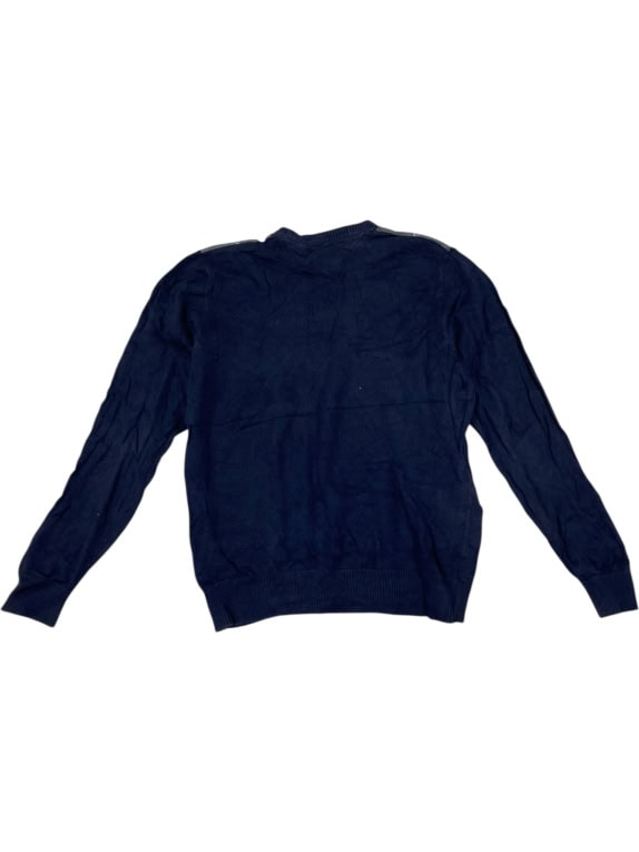 VINTAGE TOMMY HILFIGER ARGYLE V-NECK KNIT SWEATER S