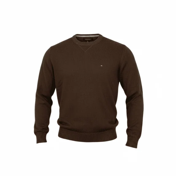 VINTAGE TOMMY HILFIGER ΚΑΦΕ ΠΛΕΚΤΗ ΜΠΛΟΥΖΑ M