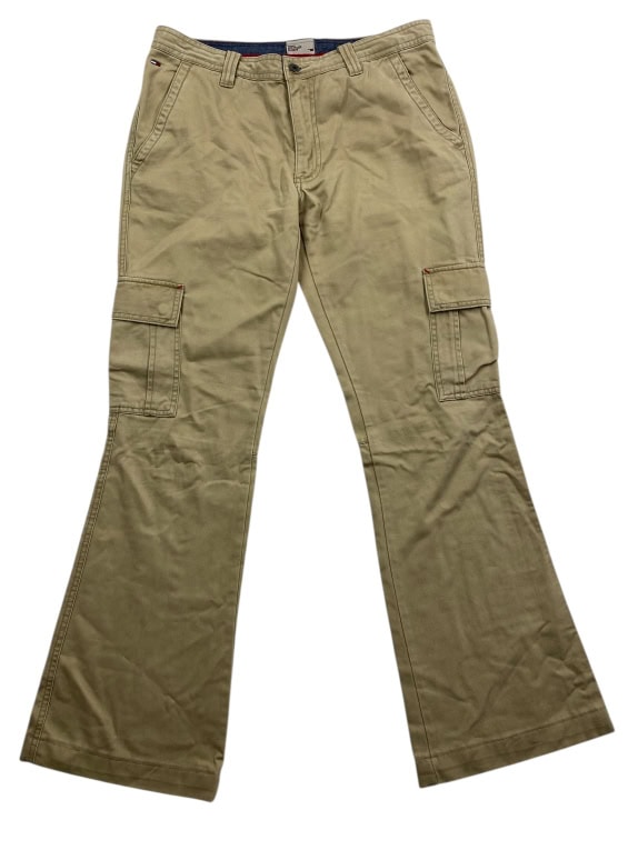 VINTAGE TOMMY HILFIGER ΠΑΝΤΕΛΟΝΙ CARGO ΛΟΓΟΤΥΠΟ BEIGE ΑΝΔΡΙΚΟ L