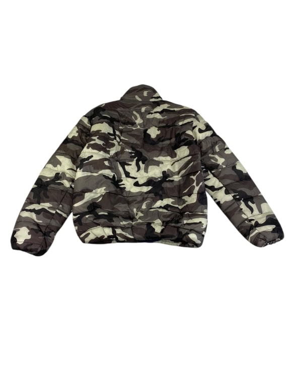 VINTAGE TOMMY JEANS CAMO PUFFER JACKET BROWN MEN'S S