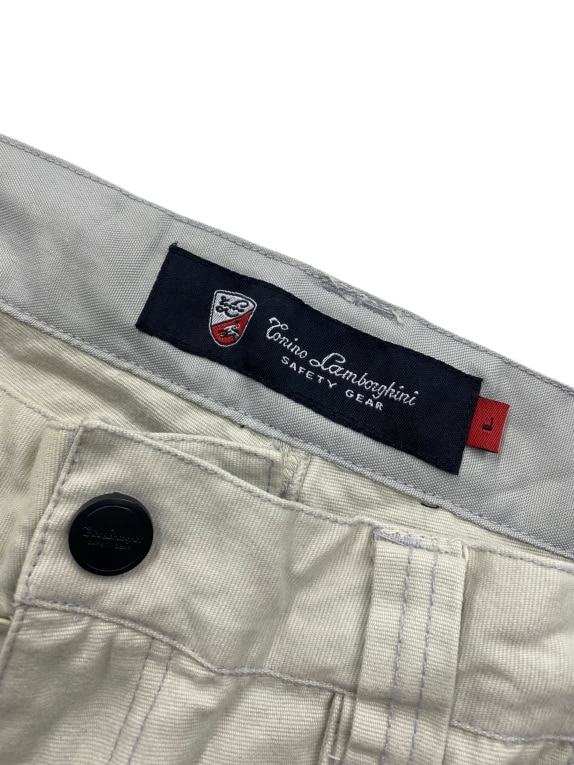 VINTAGE TONINO LAMBORGHINI CARGO PANTS SAFETY GEAR BEIGE MEN'S XL