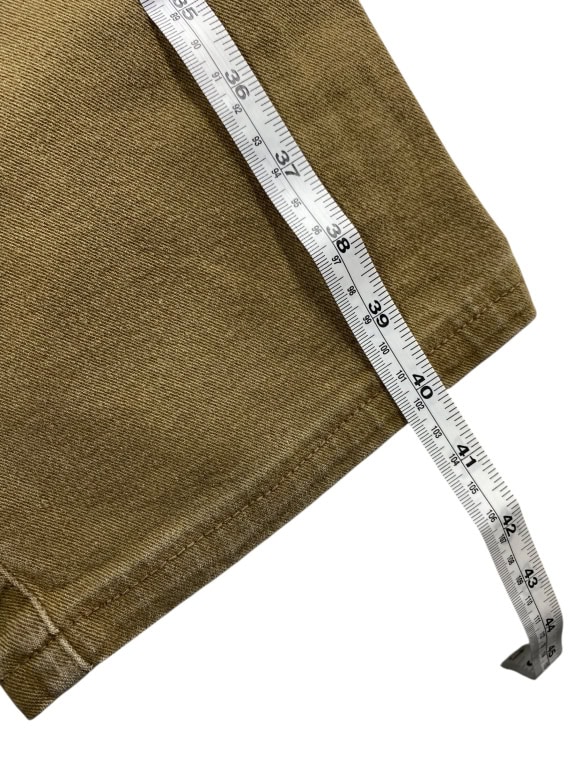 JEANS VINTAGE TRUSSARDI pantaloni denim marrone da uomo S