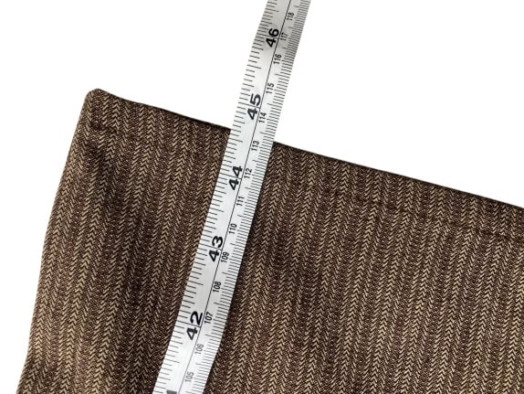 VINTAGE TRUSSARDI JEANS ΠΑΝΤΕΛΟΝΙ ΜΕ HERRINGBONE ΣΧΕΔΙΟ ΚΑΦΕ ΓΥΝΑΙΚΕΙΟ XS-S