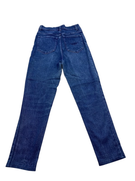 VINTAGE TRUSSARDI JEANS HIGH WAISTED DENIM TROUSERS BLUE WOMEN XS
