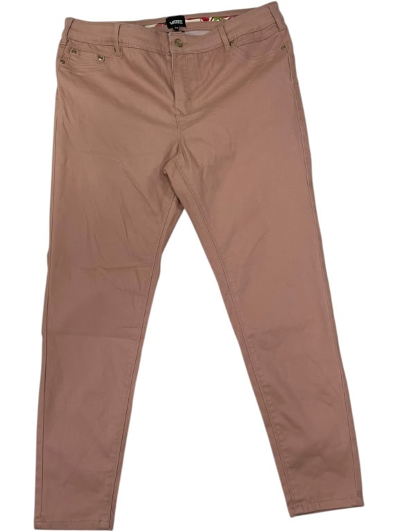 Pantaloni chino vintage Vans da donna rosa XL