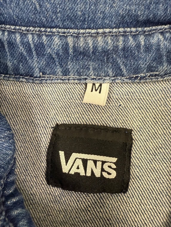 VINTAGE VANS DENIM OVERALLS ΣΑΛΟΠΕΤΑ ΜΠΛΕ