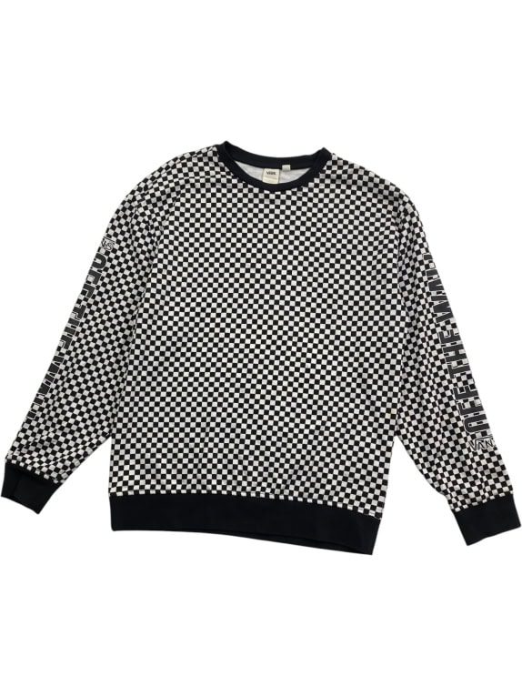 VINTAGE VANS ΦΟΥΤΕΡ CHECKERBOARD OFF THE WALL ΑΣΠΡΟΜΑΥΡΟ ΑΝΔΡΙΚΟ M