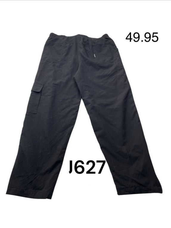 VINTAGE VERSACE JEANS COUTURE pantaloni cargo track neri da uomo L