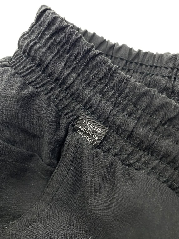 VINTAGE VERSACE JEANS COUTURE pantaloni cargo track neri da uomo L