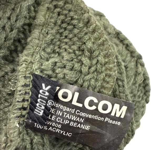 VINTAGE VOLCOM ΣΚΟΥΦΟΣ ΠΛΕΚΤΟΣ ΜΕ ΚΟΤΣΙΔΑ ΛΑΔΙ