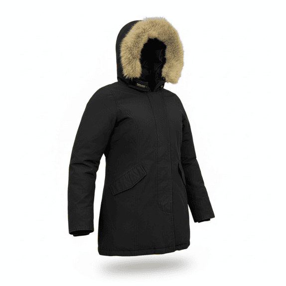VINTAGE WOOLRICH ARCTIC PARKA ΜΠΟΥΦΑΝ ΜΑΥΡΟ ΓΥΝΑΙΚΕΙΟ M