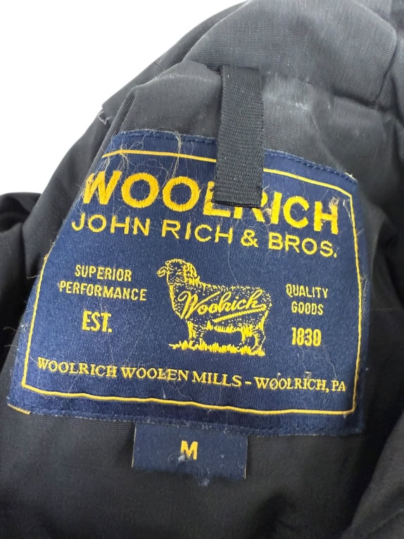 VINTAGE WOOLRICH ARCTIC PARKA ΜΠΟΥΦΑΝ ΜΑΥΡΟ ΓΥΝΑΙΚΕΙΟ M