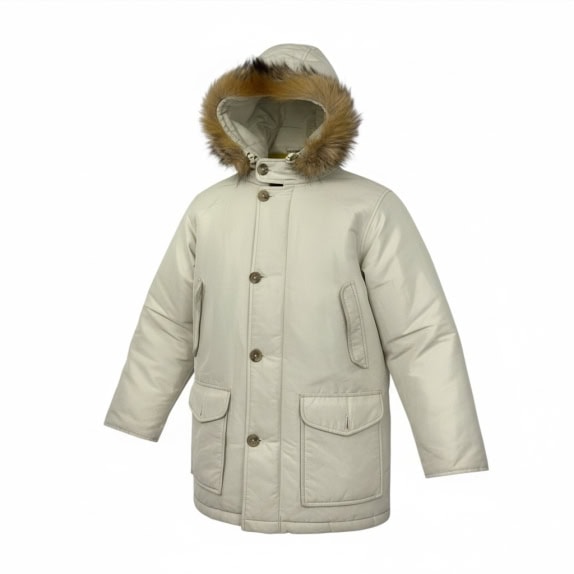VINTAGE WOOLRICH JOHN RICH & BROS ΕΚΡΟΥ ΠΑΡΚΑ M