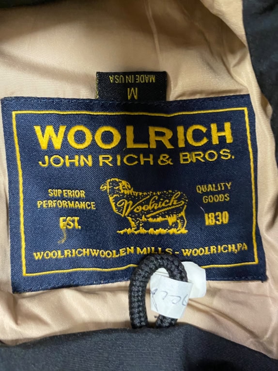 VINTAGE WOOLRICH ΜΑΥΡΟ ΠΑΡΚΑ ΜΕ ΓΟΥΝΑ M