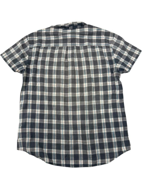 VINTAGE WRANGLER SHIRT, SHORT SLEEVE PLAID/CHECKED
