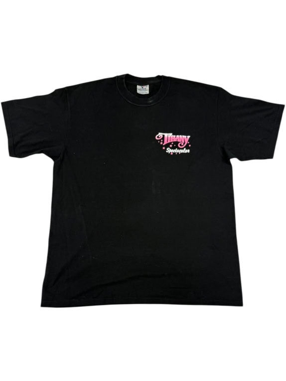 VINTAGE YAZBEK TIFFANY SPECTACULAR BLACK T-SHIRT