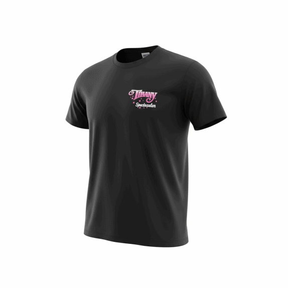 VINTAGE YAZBEK TIFFANY SPECTACULAR BLACK T-SHIRT