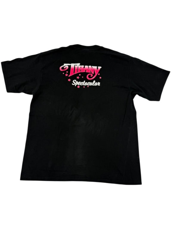 VINTAGE YAZBEK TIFFANY SPECTACULAR BLACK T-SHIRT