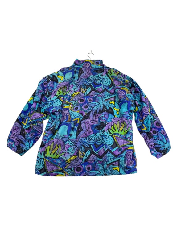VINTAGE ΖΑΚΕΤΑ LIGHTWEIGHT ABSTRACT MULTICOLOR ΑΝΔΡΙΚΗ XXL