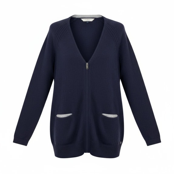 VINTAGE Tommy Hilfiger Denim Wool Cardigan L