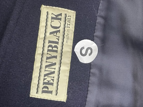 PENNYBLACK BLAZER CLASSIC NAVY WOMEN PRE OWNED S