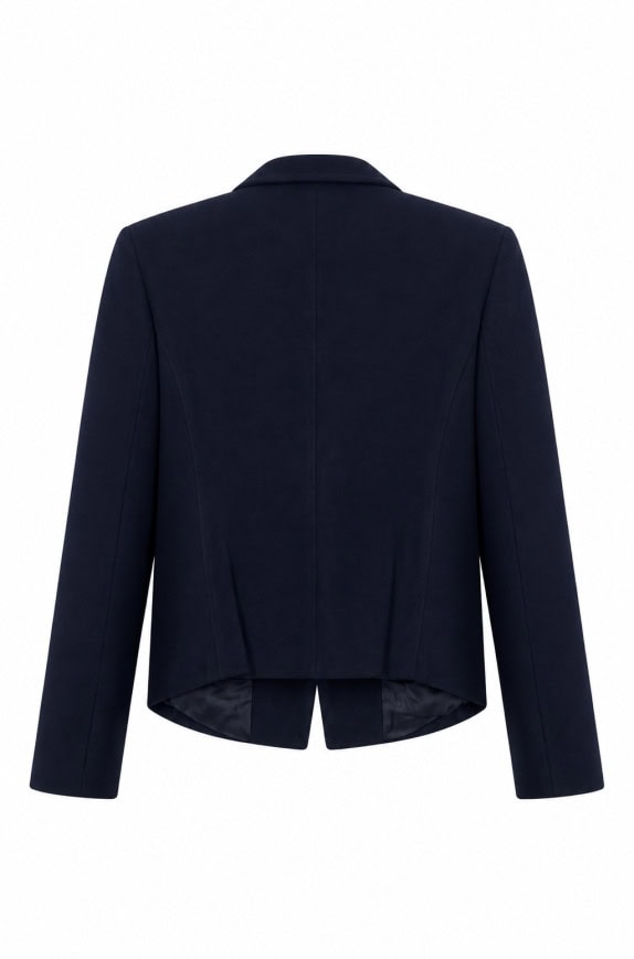 PENNYBLACK BLAZER CLASSIC NAVY WOMEN PRE OWNED S