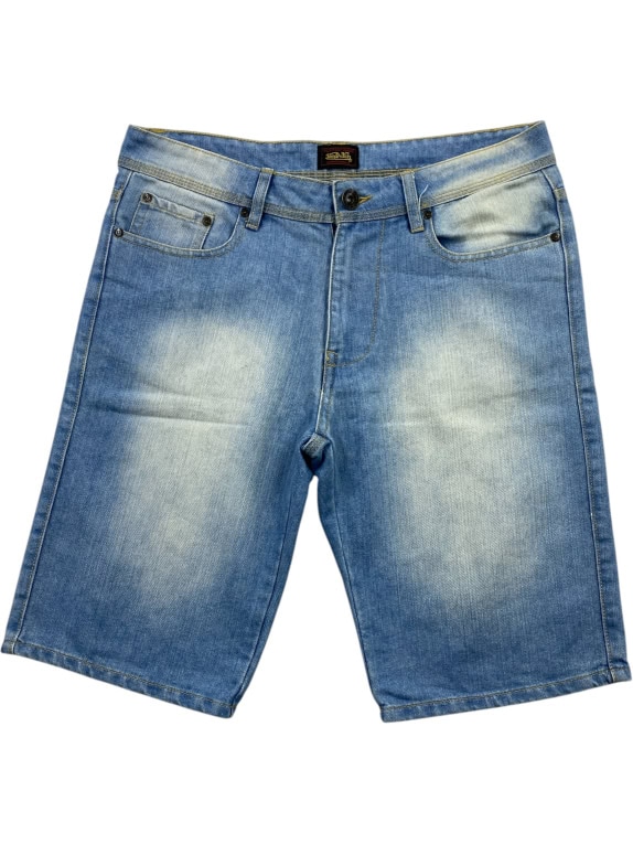 VON DUTCH Bermuda jeans logo vintage blu da uomo M