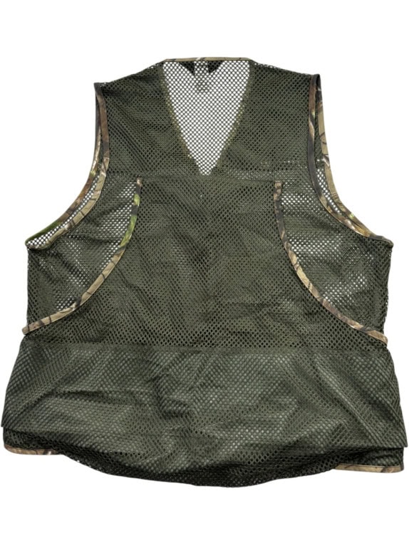 WALLO GILET UTILITY OLIVA CAMOUFLAGE UNISEX PRE OWNED M