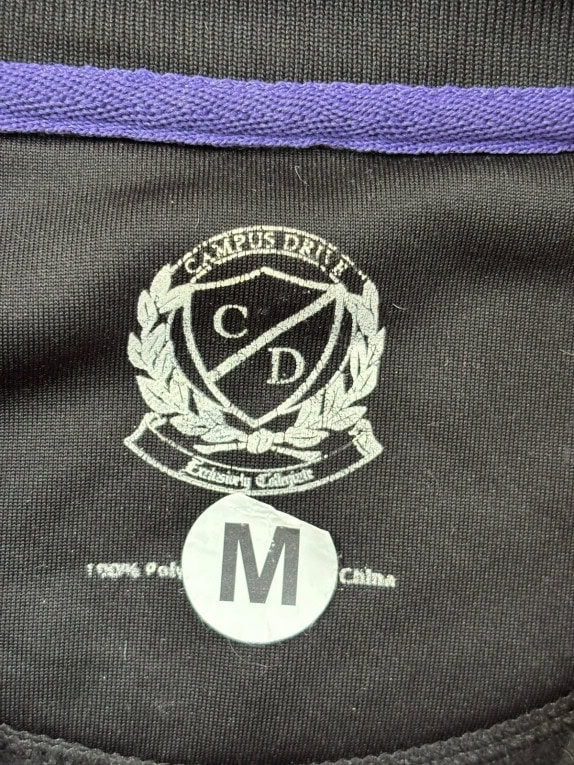 WASHINGTON ΖΑΚΕΤΑ TRACK COLLEGIATE ΜΑΥΡΗ ΑΝΤΡΙΚΗ PRE OWNED