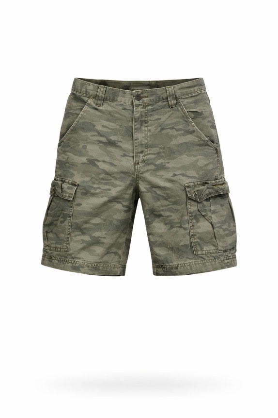 WRANGLER  BERMUDA CARGO ΠΑΡΑΛΛΑΓΗΣ ΧΑΚΙ ΑΝΤΡΙΚΟ PRE OWNED S