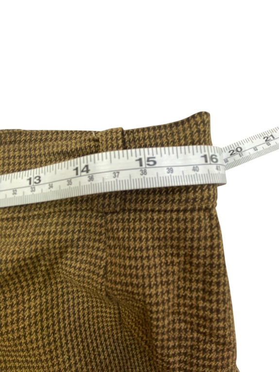 WEEKEND BY MAX MARA GONNA 90s A QUADRI MARRONE DA DONNA M