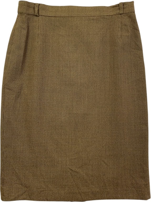 WEEKEND BY MAX MARA GONNA 90s A QUADRI MARRONE DA DONNA M