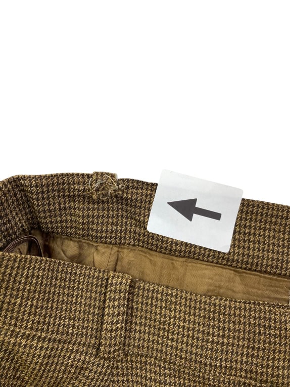 WEEKEND BY MAX MARA GONNA 90s A QUADRI MARRONE DA DONNA M