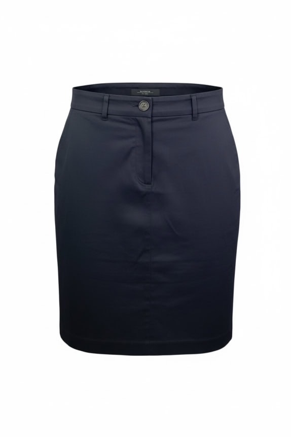 WEEKEND MAX MARA SKIRT CASUAL LOGO NAVY BLUE WOMEN M-L