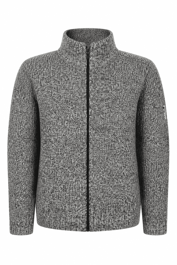 WEST SCOUT ΠΛΕΚΤΟ ΖΑΚΕΤΑ MELANGE ΓΚΡΙ UNISEX PRE OWNED L