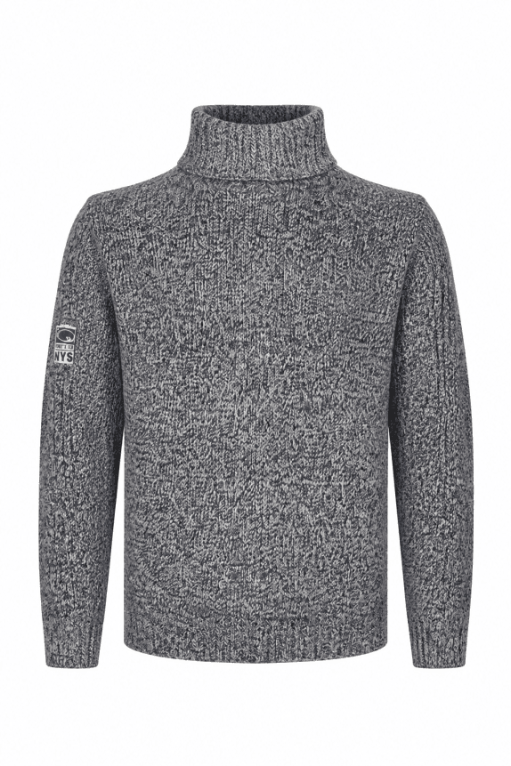 WEST SCOUT ΠΛΕΚΤΟ ΖΑΚΕΤΑ MELANGE ΓΚΡΙ UNISEX PRE OWNED L