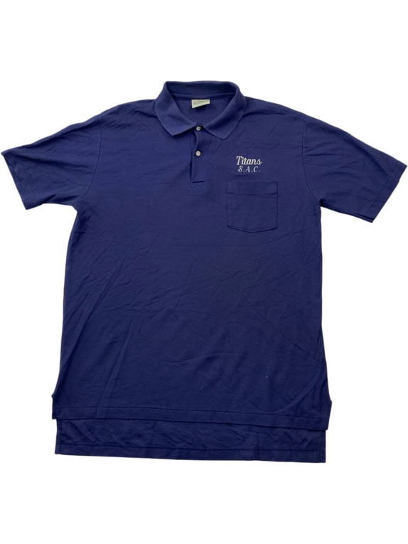 Willow Pointe Polo Shirt Κεντημένο Logo Μπλε Unisex L