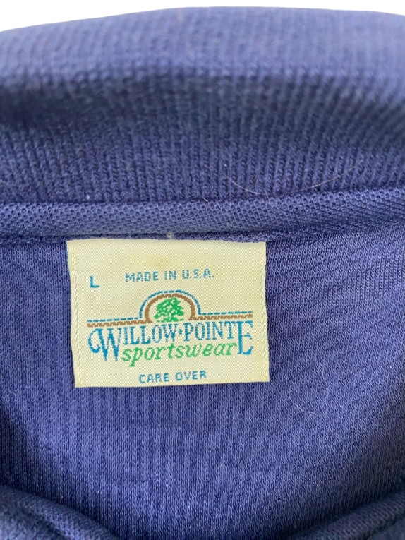 Willow Pointe Polo Shirt Κεντημένο Logo Μπλε Unisex L