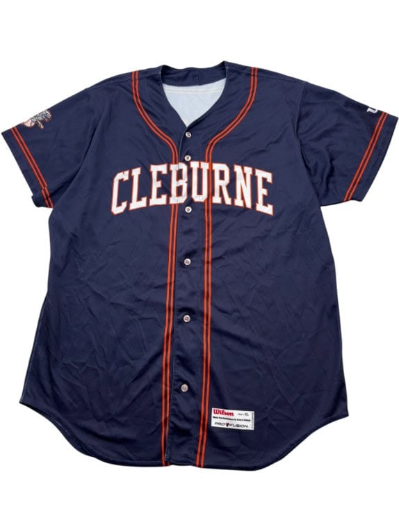 WILSON BASEBALL JERSEY VINTAGE NAVY UOMO PRE OWNED XL