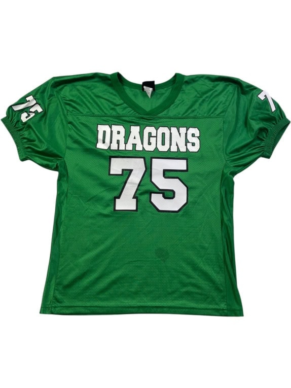 WILSON FOOTBALL JERSEY GRAPHIC VERDE UOMO PRE OWNED L