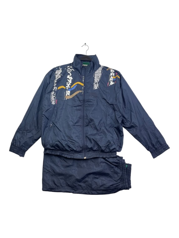 Winch Φόρμα Σετ Vintage Pattern Logo Μπλε Γυναικείο L
