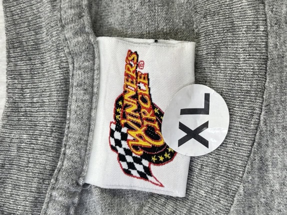 WINNERS CIRCLE GRAPHIC TEE RACING ΓΚΡΙ ΑΝΤΡΙΚΟ PRE OWNED XL
